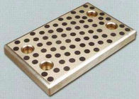 Penguatan Brass Cast Bronze Bearings Slide Block -40 ~ + 300 ℃