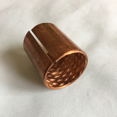 E90 TIN Bronze Bushing Sleeve Kapasitas Beban Tinggi Pelumasan Sendiri
