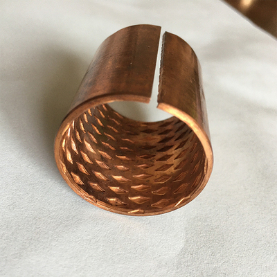 E90 TIN Bronze Bushing Sleeve Kapasitas Beban Tinggi Pelumasan Sendiri